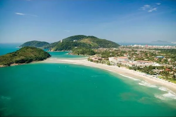 Enseada paradisíaca - roteiro de passeio de lancha no Guarujá